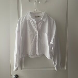 Abercrombie & Fitch Women’s Cropped Button Down